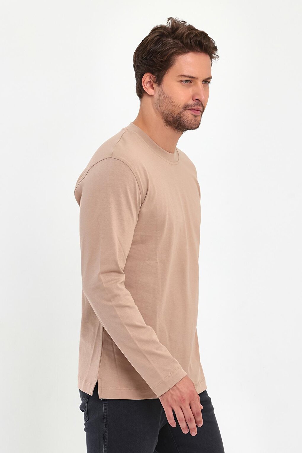 30/2 Single Jersey Crew Neck Men's Sweatshirt