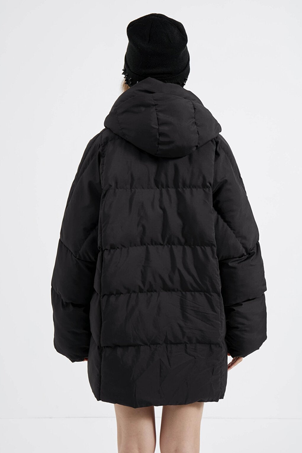 Women's Black Bat Coat