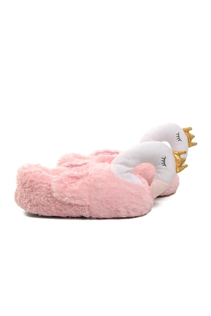 Pink Women's Pandouff with Swan