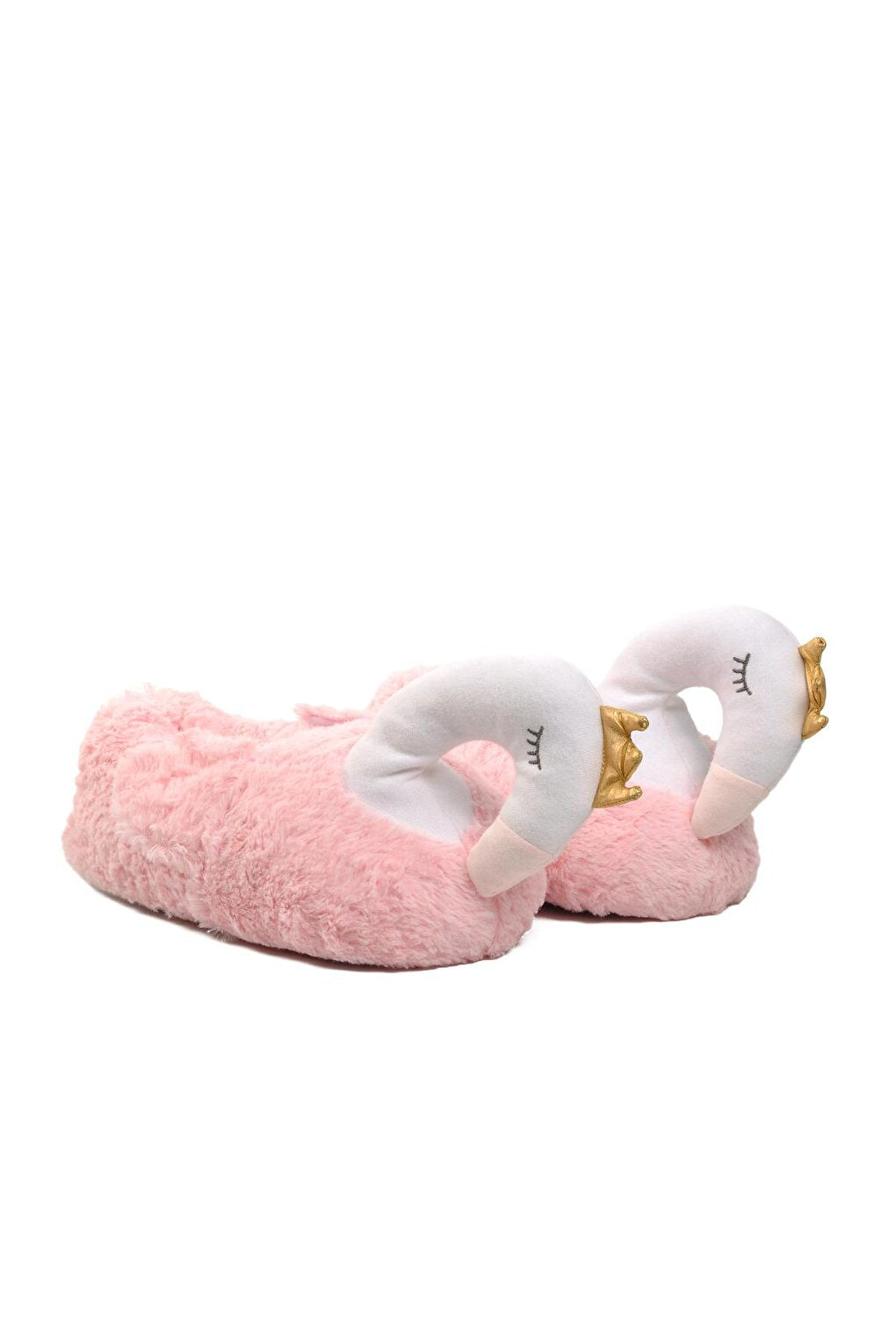 Pink Women's Pandouff with Swan