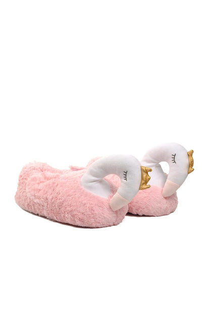 Pink Women's Pandouff with Swan