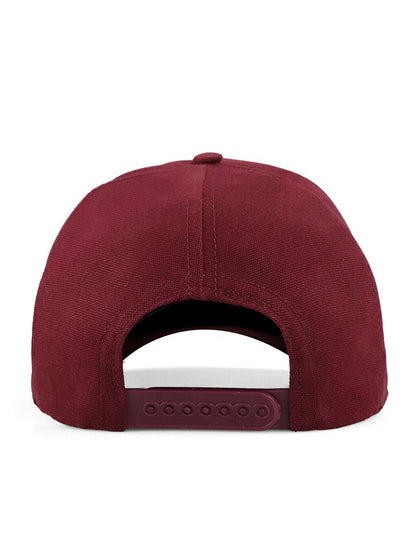 V1 Baseball Lion - Unisex Claret Red Hat (Cap) with 13 Code Logo