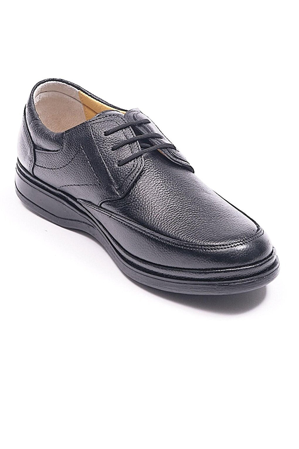 0251 Genuine Leather Comfortable Lightweight Gel Sole Lace-up Casual Shoes Men