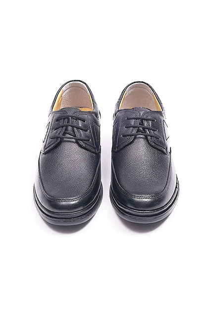 0251 Genuine Leather Comfortable Lightweight Gel Sole Lace-up Casual Shoes Men