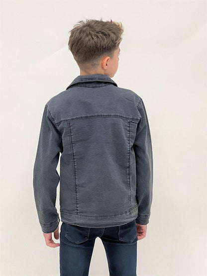 Boy's College Jean Jacket Casual Fashionable Ak22366123