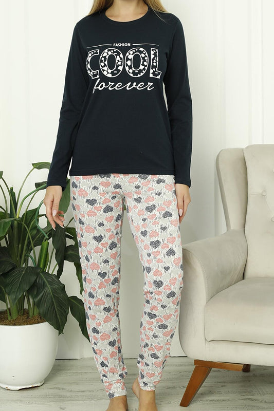 Women's Pajama Set Long Sleeve Cotton