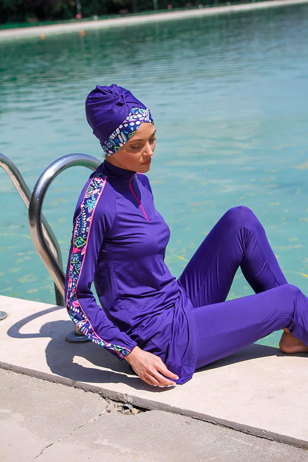 Saks Fully Covered Hijab Swimsuit M2228