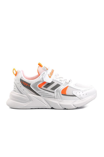 722Y-F White-Phosphorus Orange Children's Sports Shoes