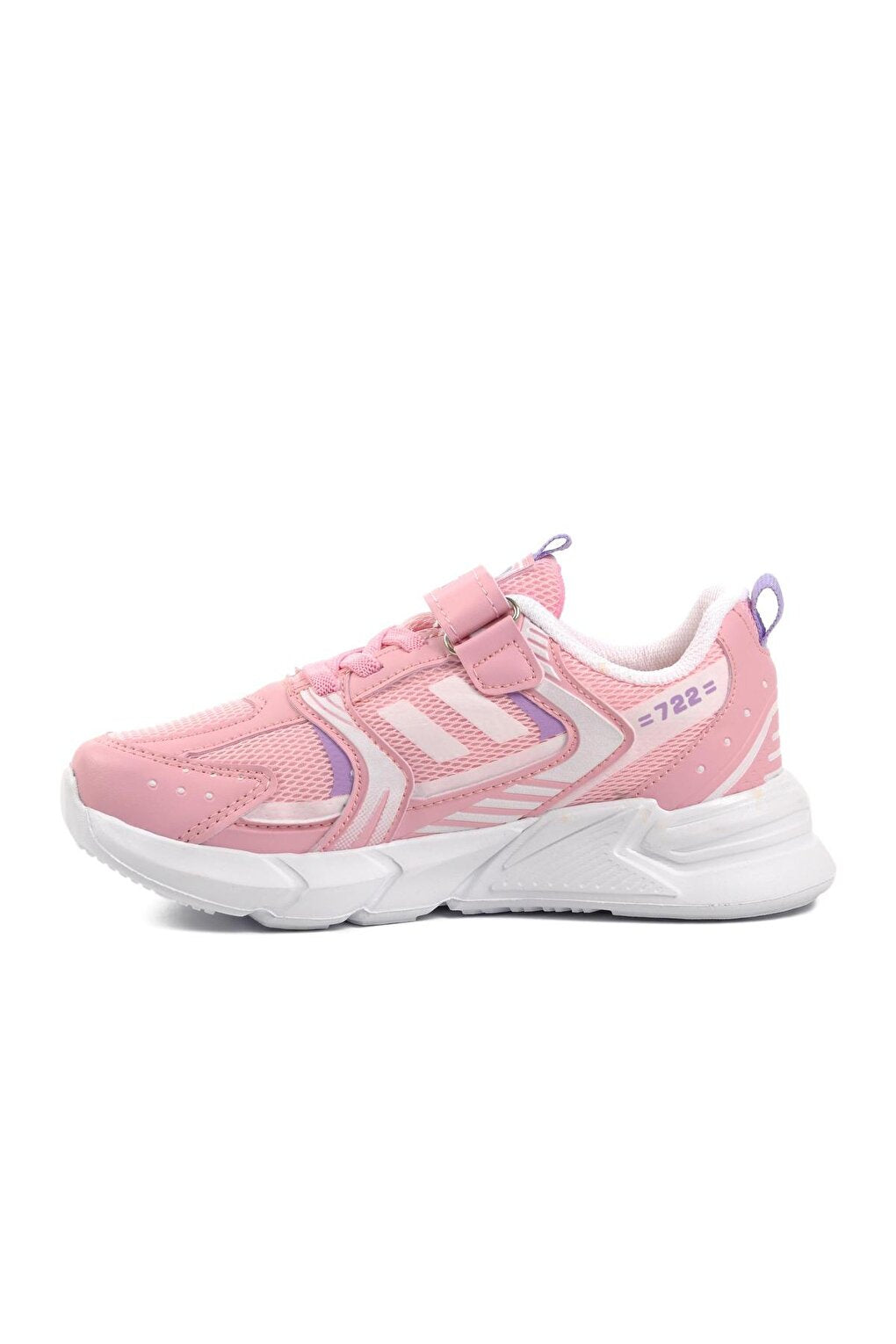 722Y-F Pink-Lilac Kids Sports Shoes