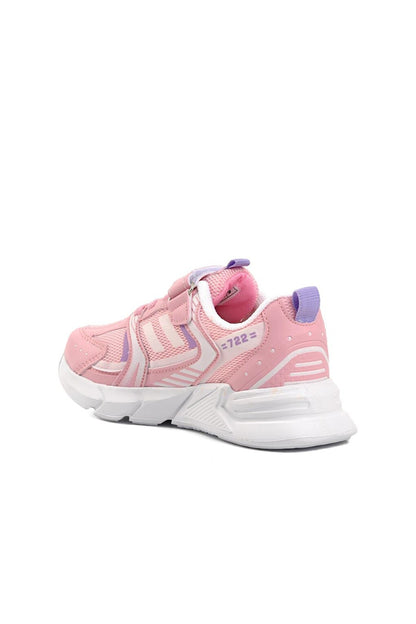 722Y-F Pink-Lilac Kids Sports Shoes