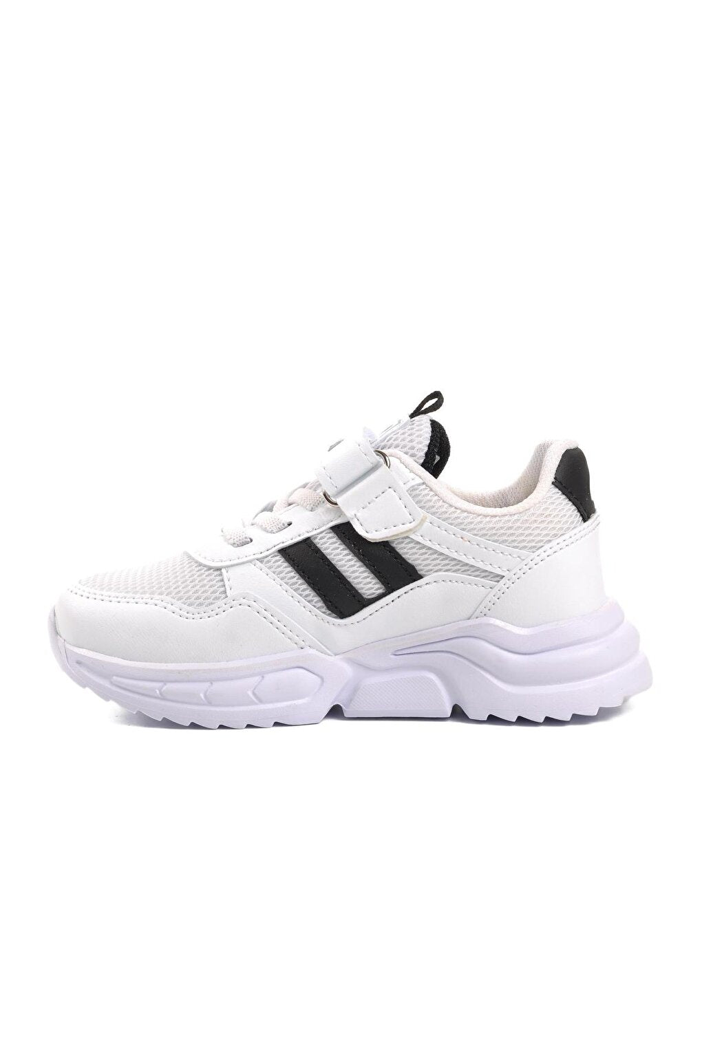 719Y-P White-Black Children's Sports Shoes