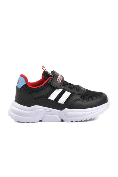 719Y-P Black-Red Children's Sports Shoes