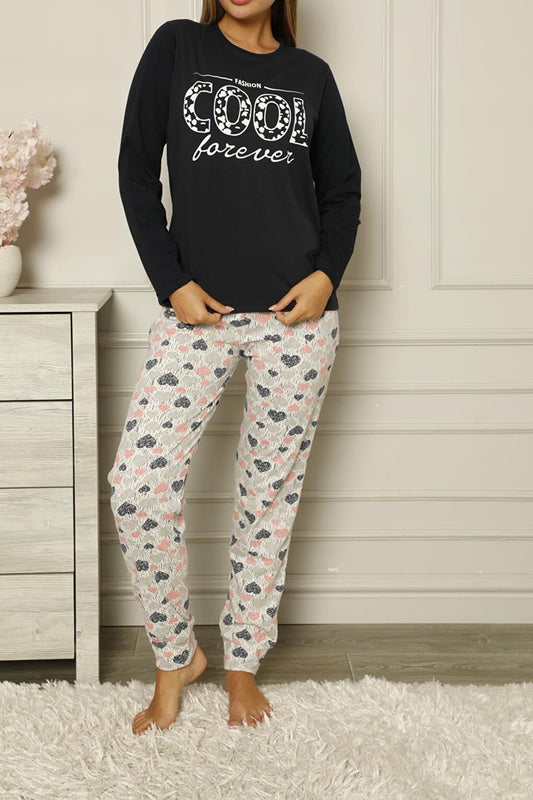 Women's Pajama Set Long Sleeve Cotton