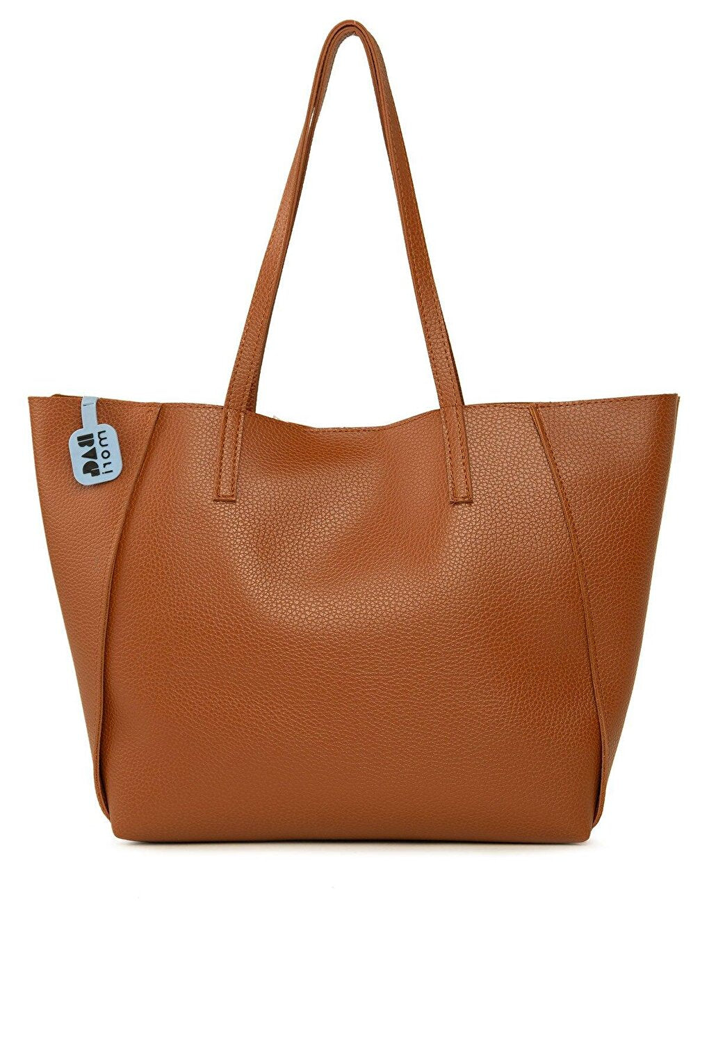 Three Compartment Large Tote Bag with Side Pieces