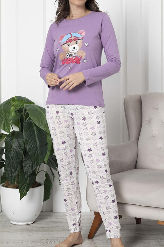 Women's Pajama Set Long Sleeve Cotton