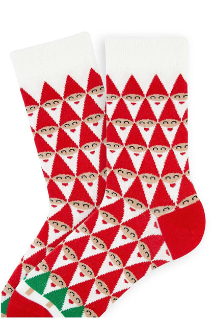 New Year Patterned Men's Socks