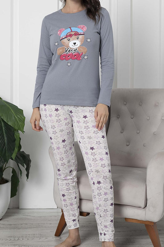 Women's Pajama Set Long Sleeve Cotton