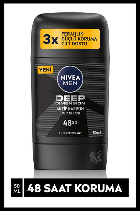 Men's Stick Deodorant Deep Dimension, 48 Hours Anti-Perspirant Protection 50 ml