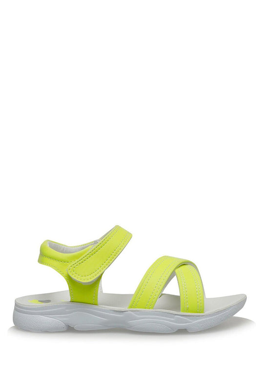 NELLY 3FX Yellow Girls Sandals