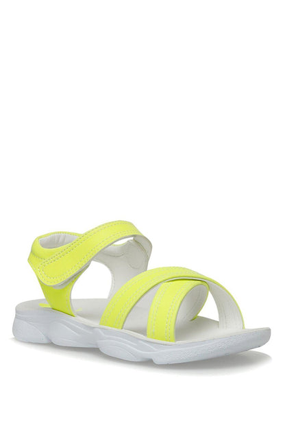 NELLY 3FX Yellow Girls Sandals