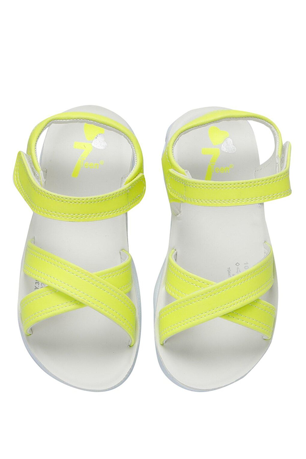 NELLY 3FX Yellow Girls Sandals