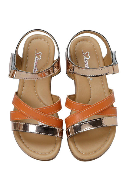 MAGDA 3FX Gold Girls Sandals