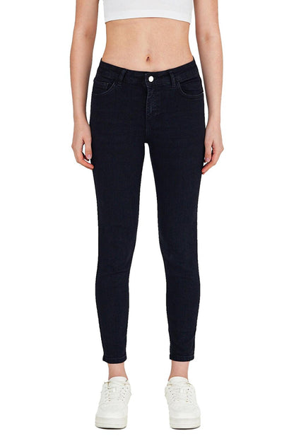 Women's Denim Black Pants