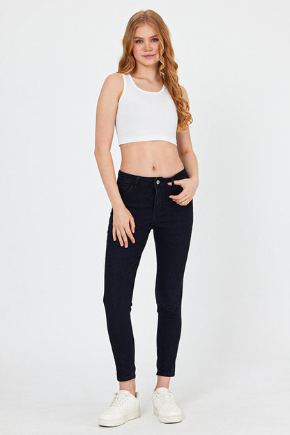 Women's Denim Black Pants