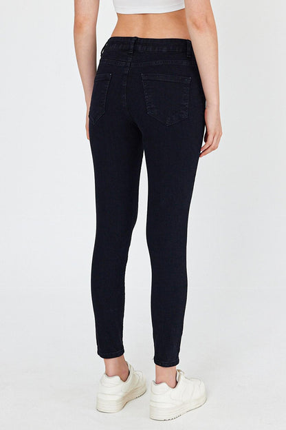 Women's Denim Black Pants