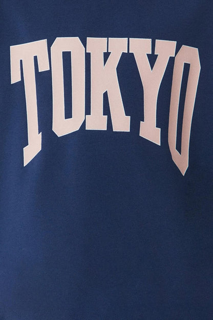 Tokyo Printed Crew Neck Girl's Sweatshirt