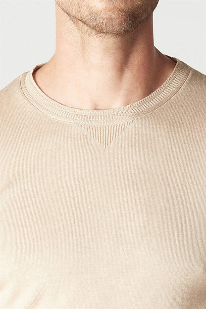 Slim Fit Crew Neck Men's Sweater