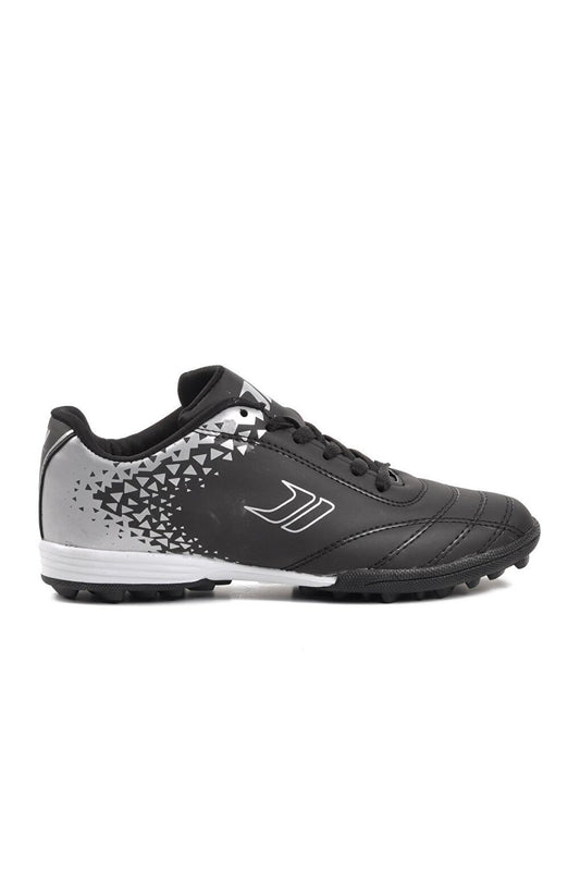 126 Black-Silver Unisex Astroturf Field Shoes