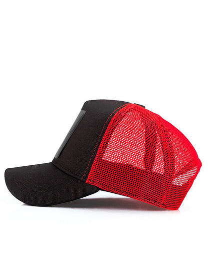 V1 Trucker Katana - 1 Unisex Black-Red Hat (Cap) with Code Logo