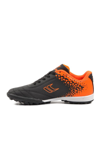 126 Black-Orange Unisex Astroturf Field Shoes