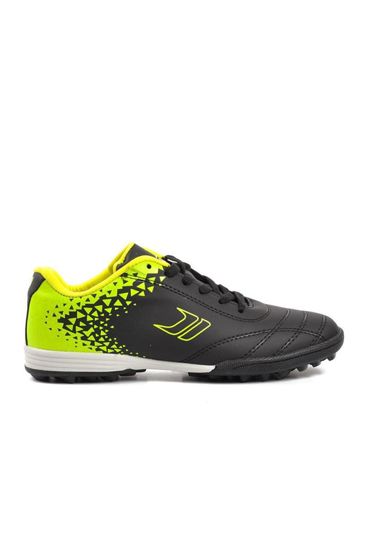 126 Black-Neon Yellow Unisex Astroturf Field Shoes