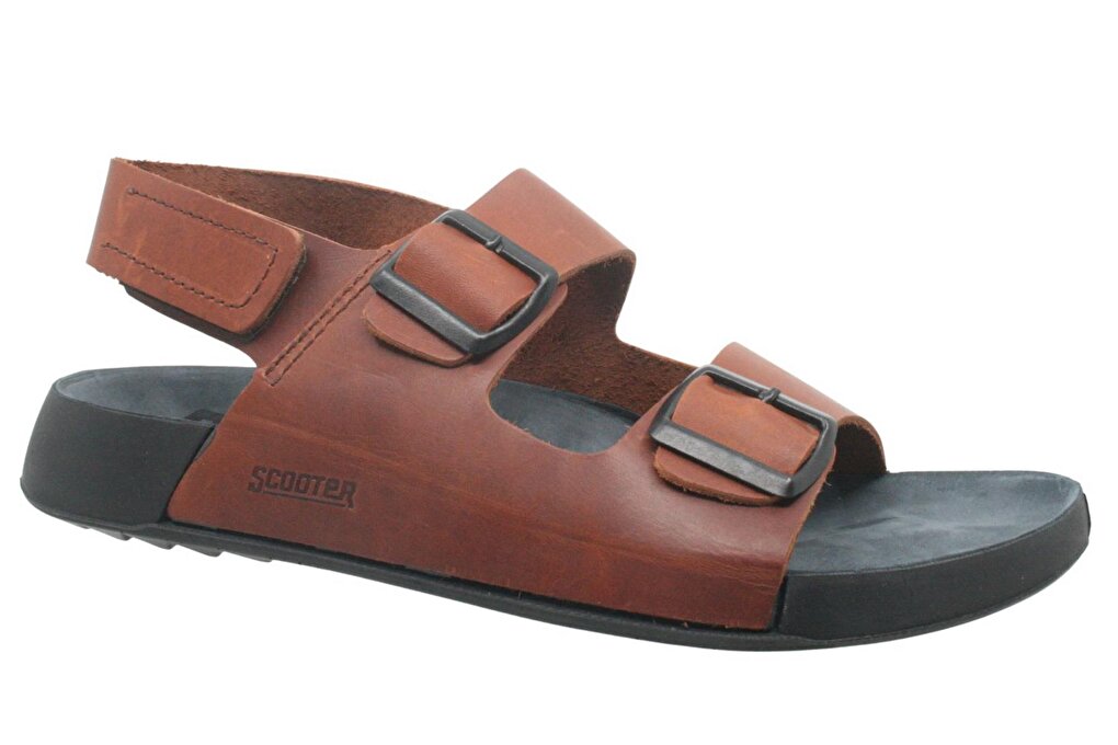 Leather Tan Men's Sandals M7012DTA