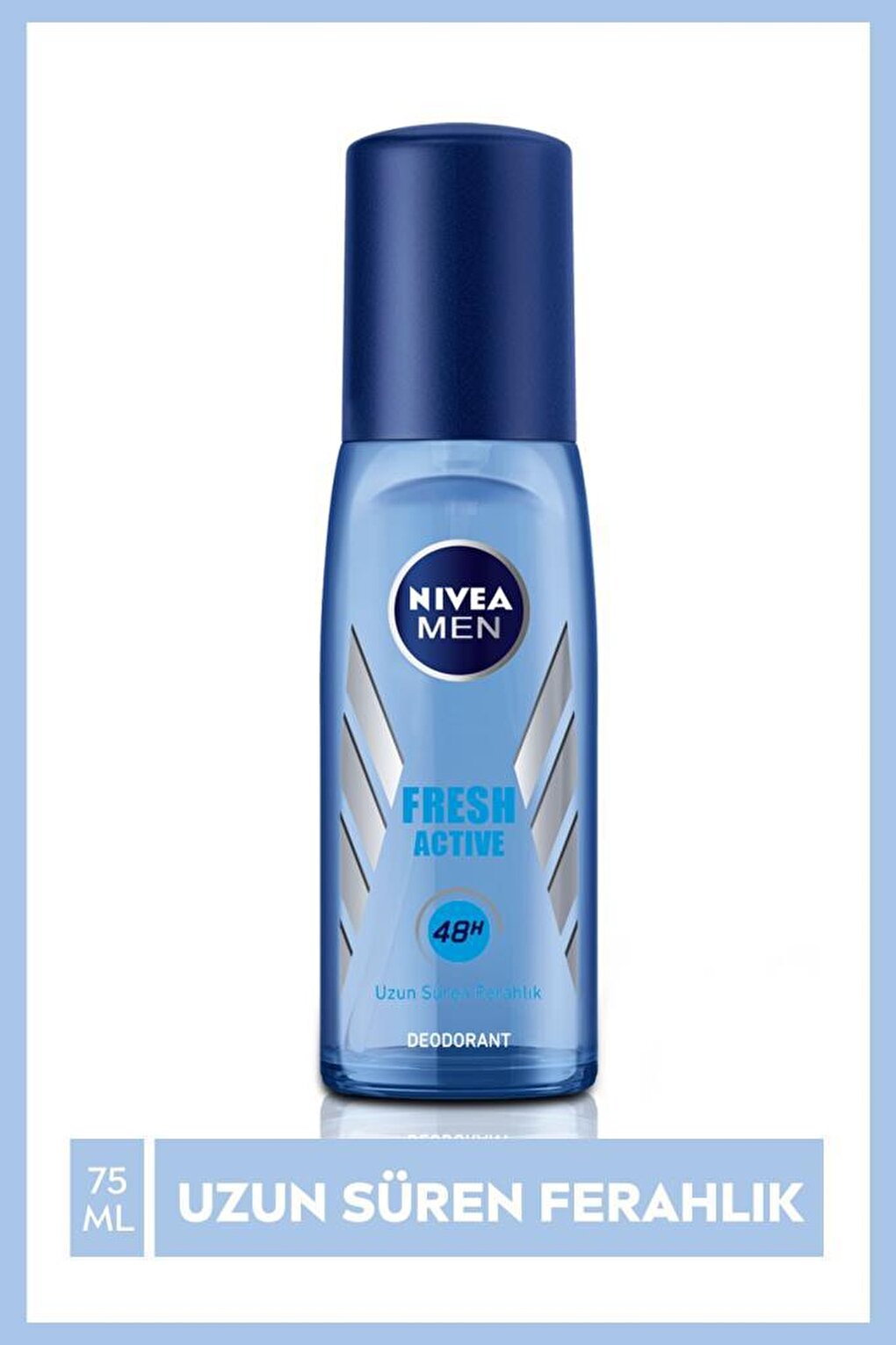 Men's Pump Spray Deodorant Fresh Active 48 Hour Deodorant Protection 75 ml