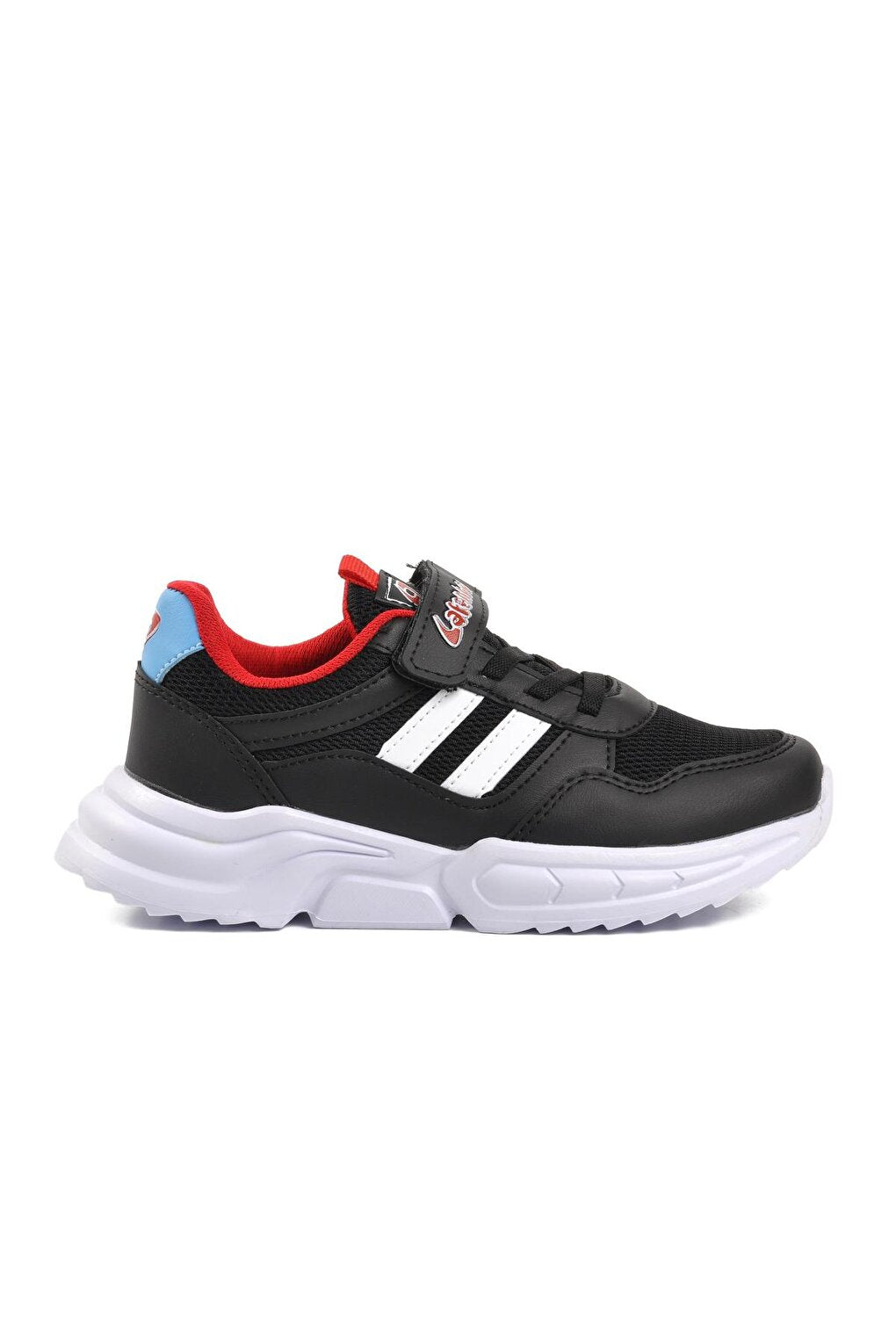 719-F Black-Red Children's Sports Shoes