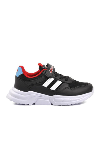 719-F Black-Red Children's Sports Shoes