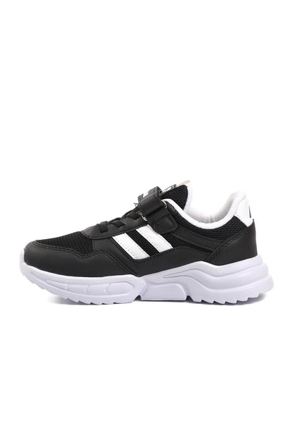 719-F Black-White Children's Sports Shoes