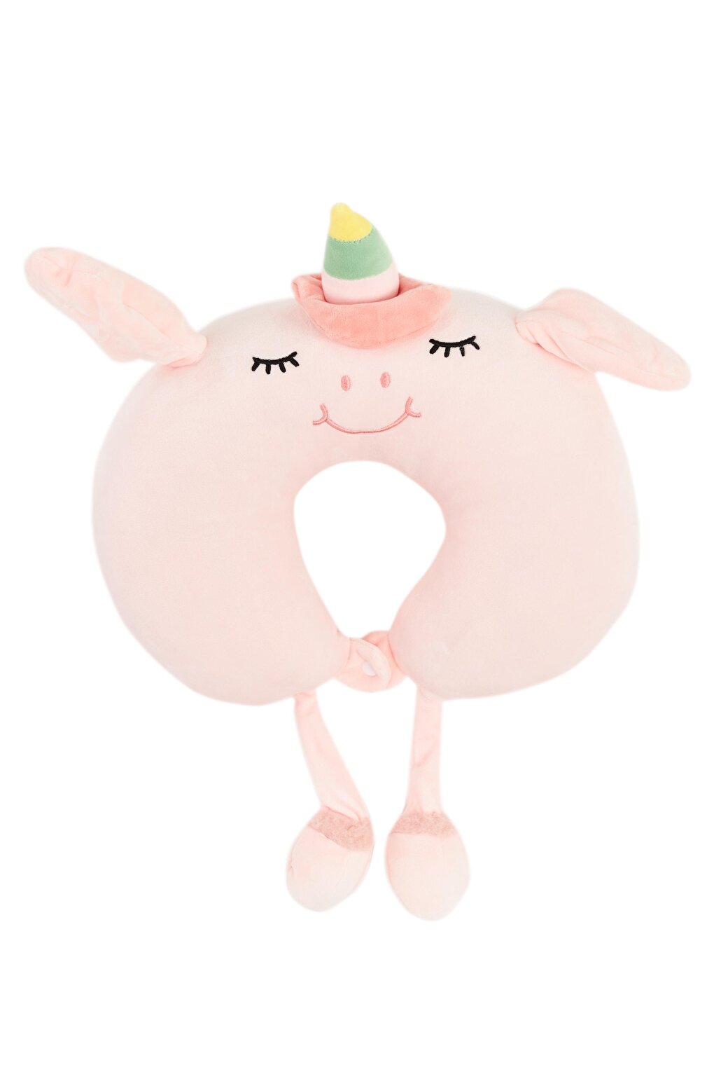 Neck Pillow with Moving Ears Pink