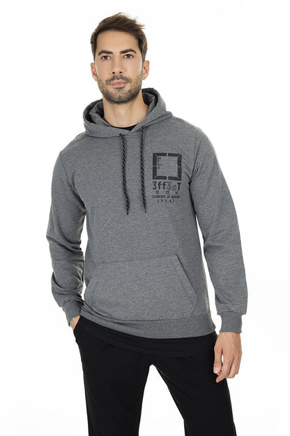 Printed Hooded Sweat 5413FF