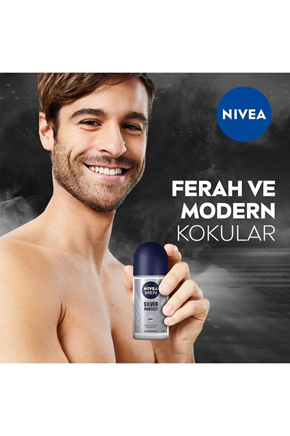 Men's Roll On Deodorant Silver Protect 50 ml 48 Hours Anti-Perspirant Protection