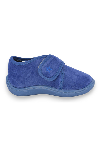 Blue Star Embroidered Girl's Velcro Panduf-F-733