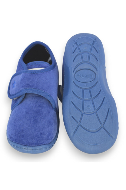 Blue Star Embroidered Girl's Velcro Panduf-F-733