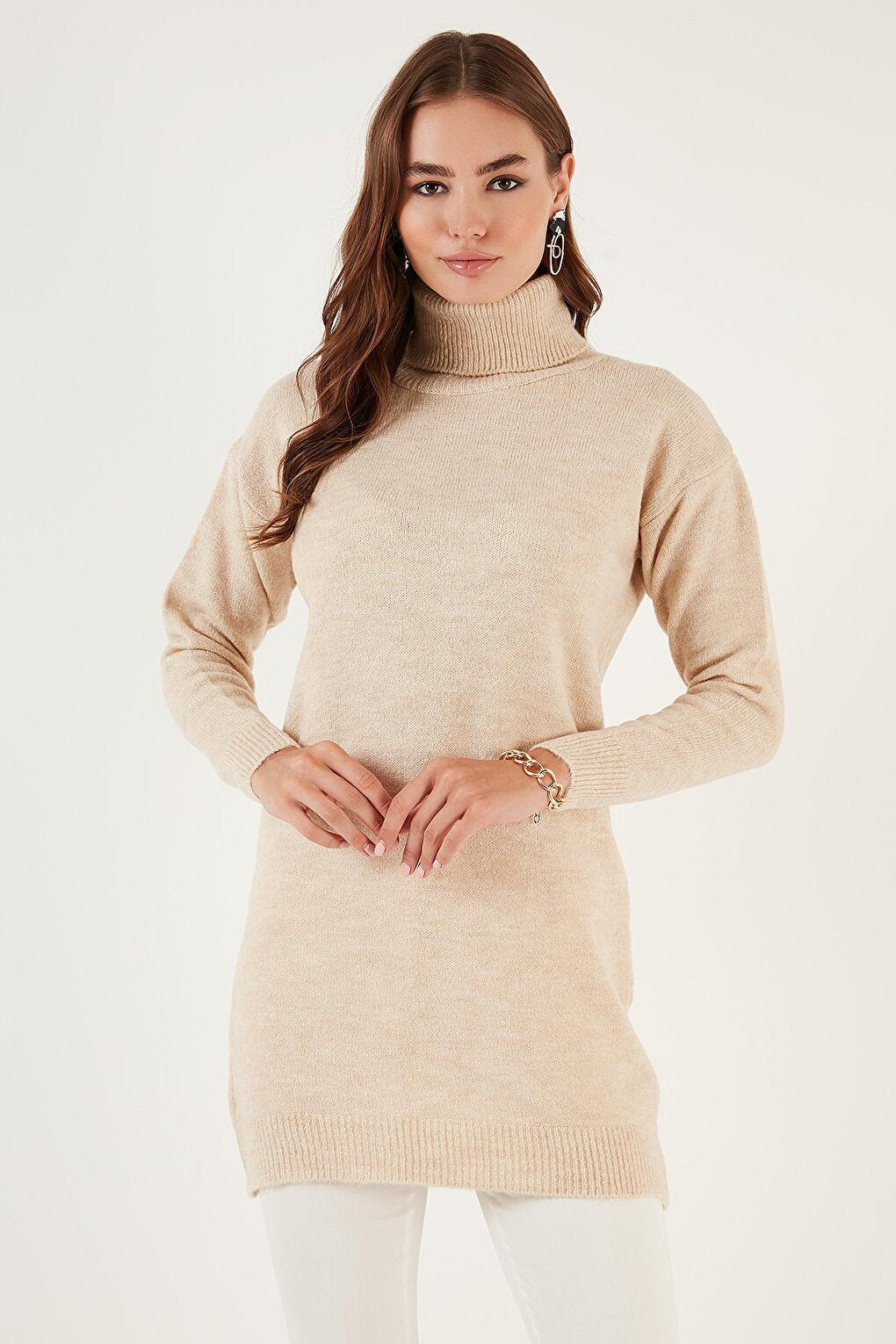 Modest Turtleneck Long Sleeve Hijab Tunic 4614585