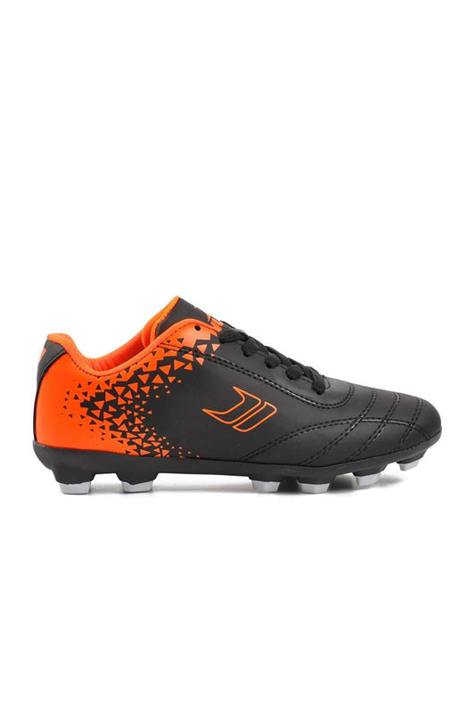 126 Black-Orange Unisex Football Boots