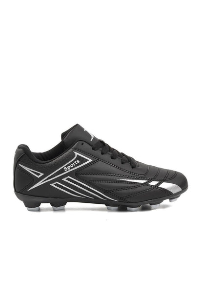 125 Black-Silver Unisex Cleats