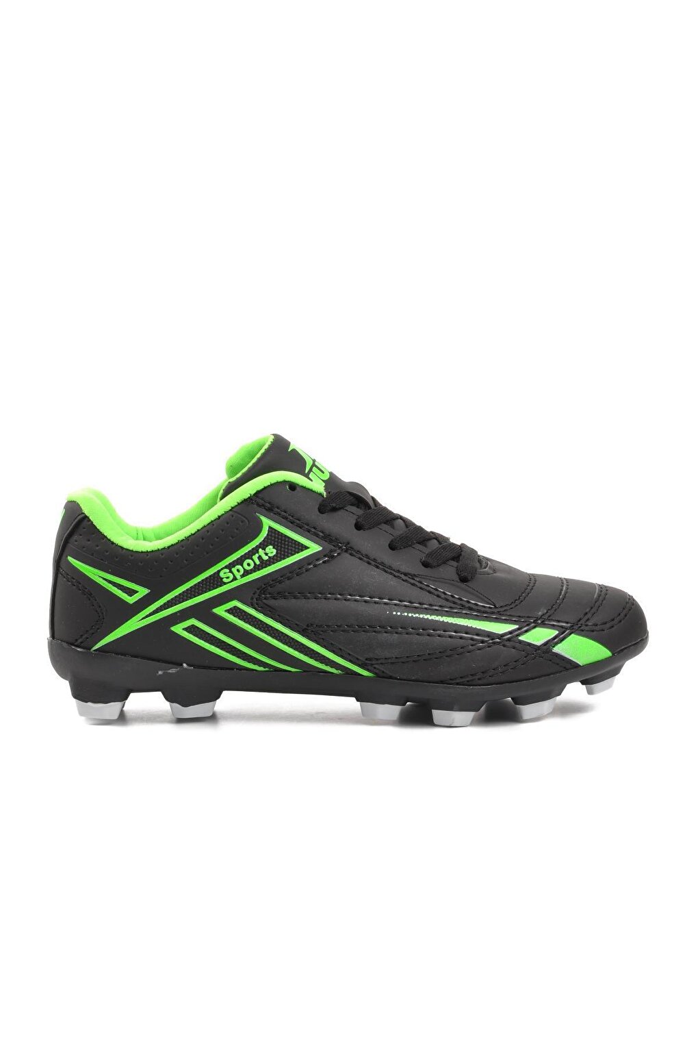 125 Black-Green Unisex Cleats