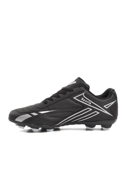 125 Black-Silver Unisex Cleats